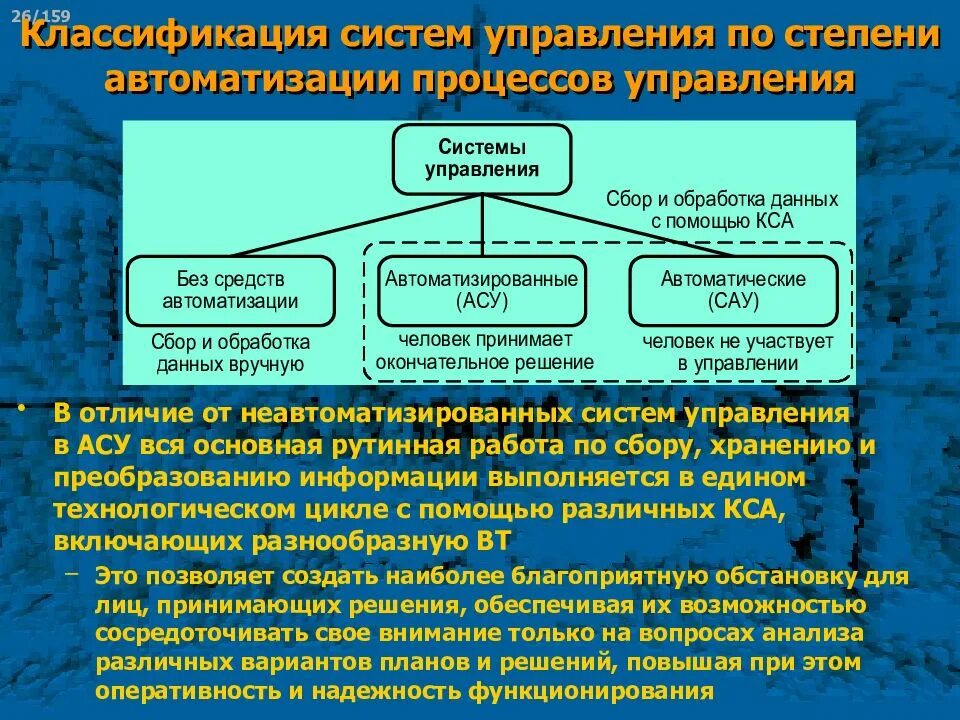 Степень автоматизации процессов управления. Степень автоматизации процессов управления. Степень автоматизации процессов управления. Уровни автоматизации производства. Обеспечение надежности и оперативности управления производством.