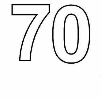 Нарисовать 70 лет