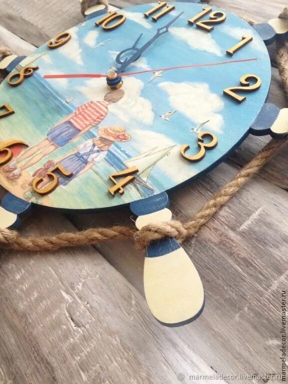 Часы морская тематика. Часы морская тематика