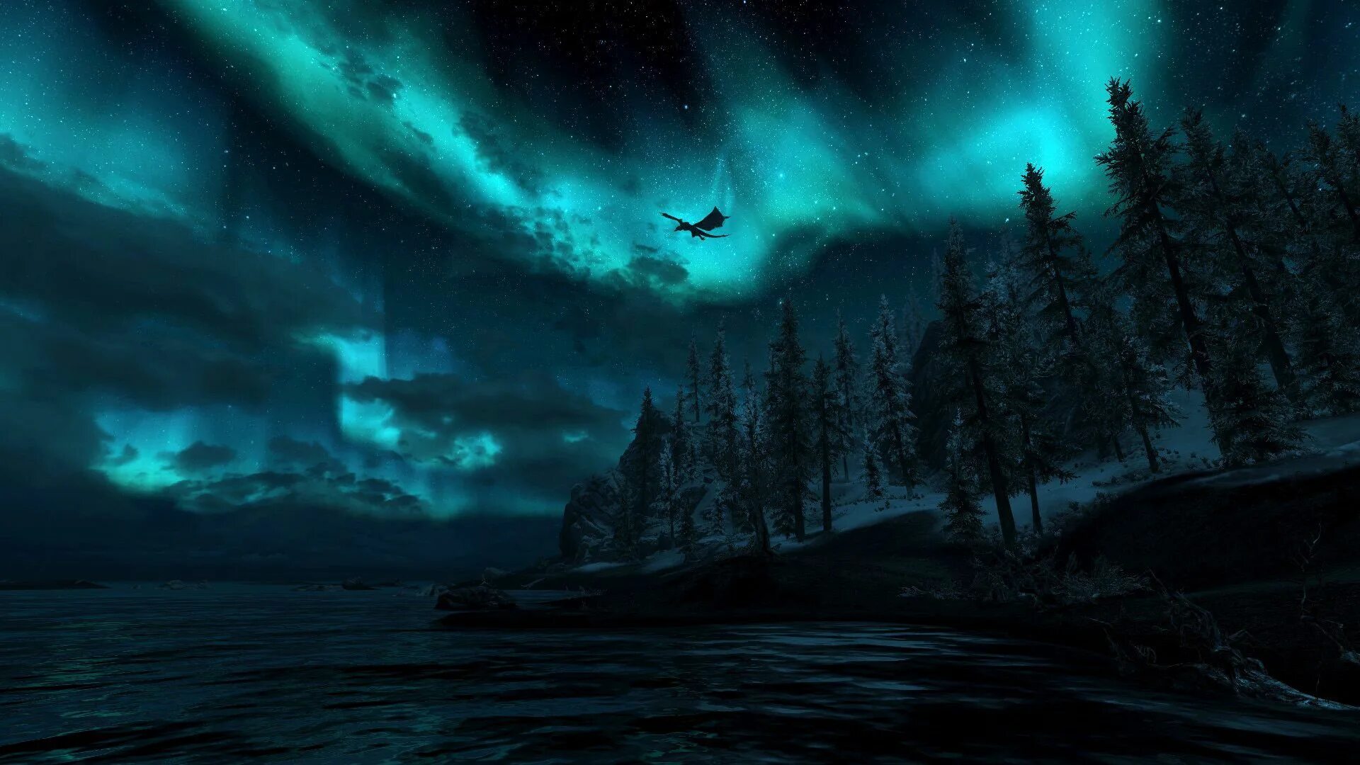 The Elder Scrolls пейзажи. Скайрим Северное сияние. The Elder Scrolls 5: Skyrim ночные пейзажи. Совнгард скайрим. Оби темные