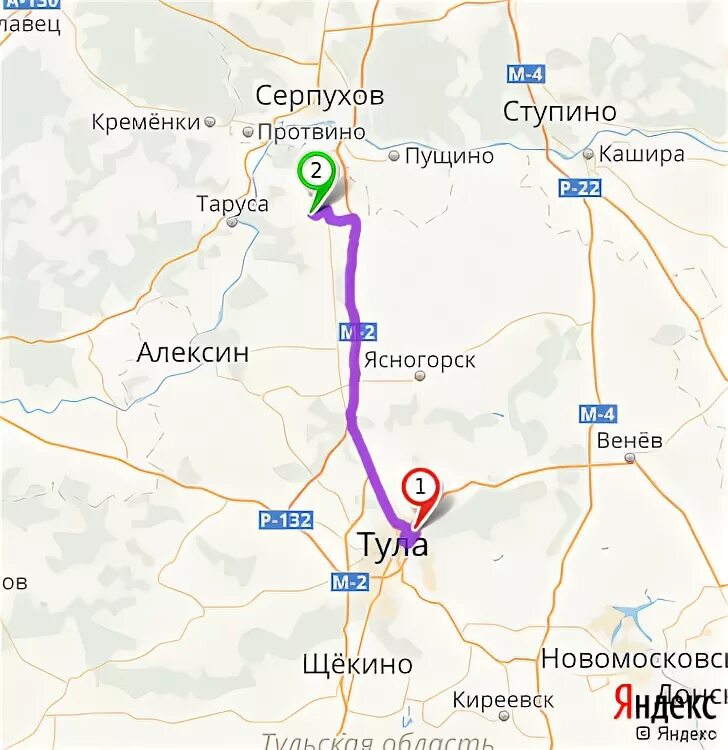 Автобус серпухов тарусская