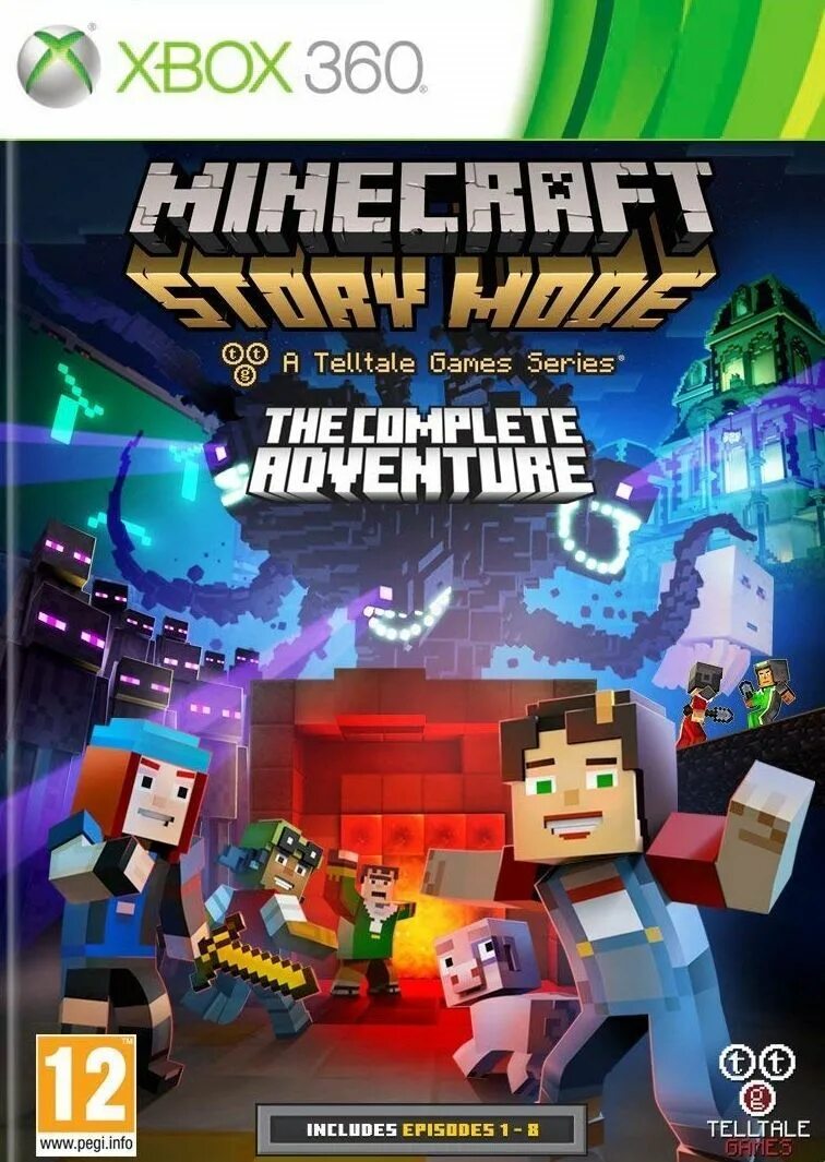 Версия майнкрафта икс бокс. Диск майнкрафт на Xbox 360. Minecraft story Mode - the complete Adventure (Xbox 360). Игры иксбокс 360 майнкрафт стори мод. Игра майнкрафт на Xbox 360.