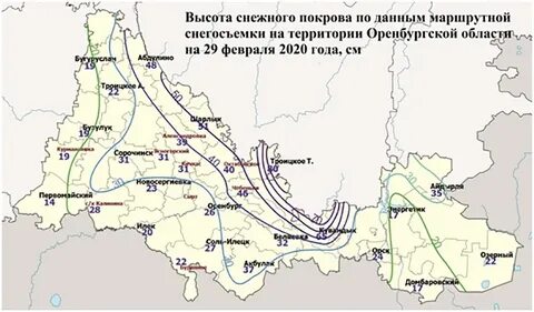 Погода снежный покров