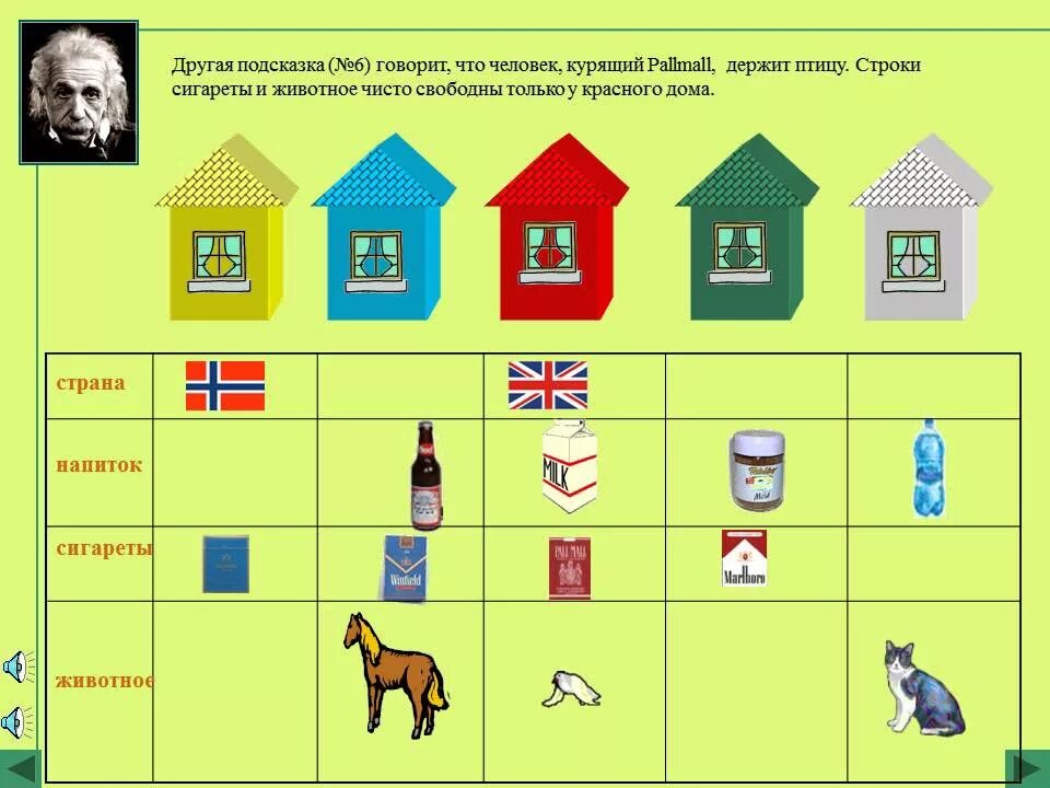 Логическая задача про дома. Логические загадки Эйнштейна. Загадка Эйнштейна. Загадка Эйнштейна про 5. Загадка 4 дома