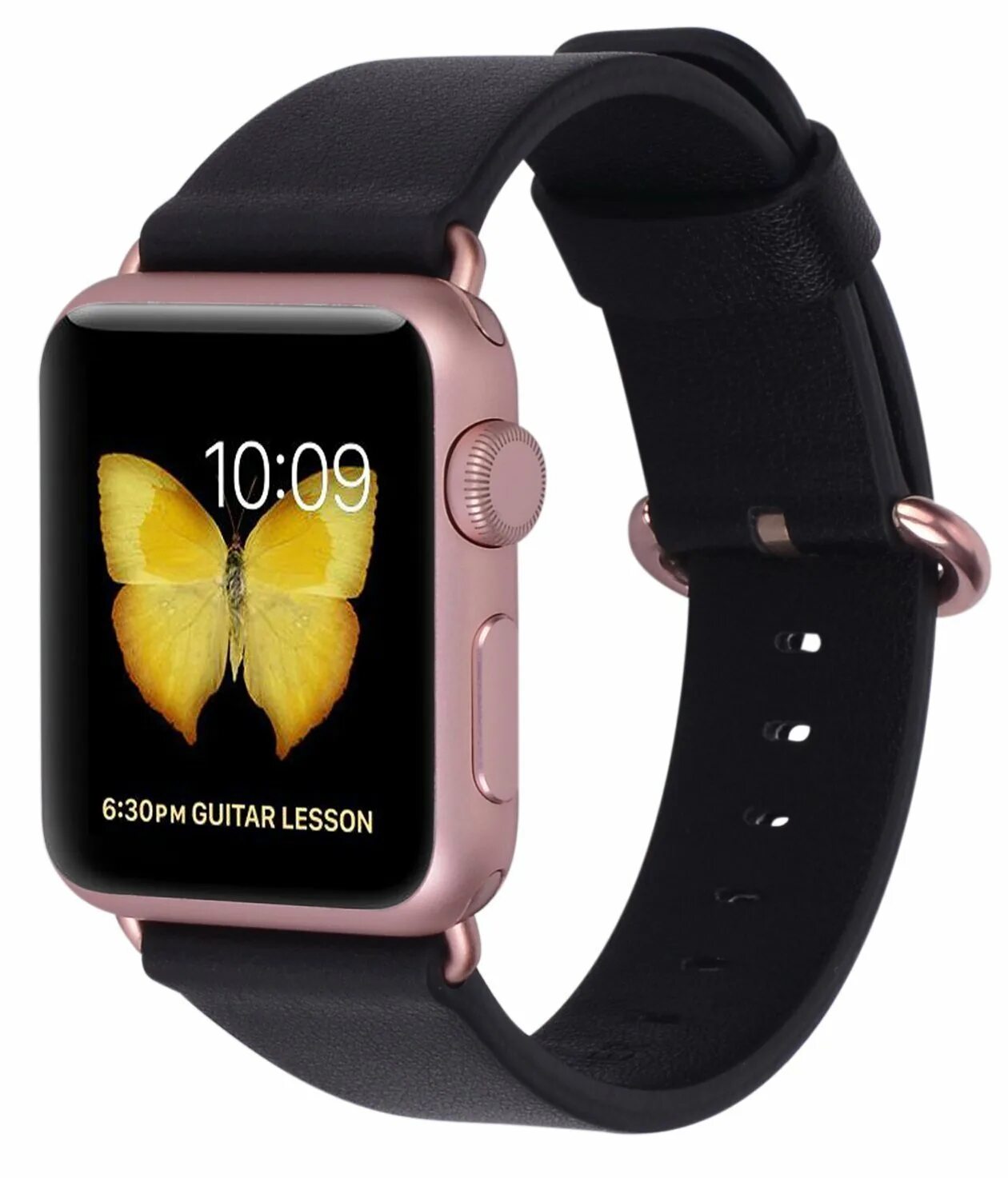 Часы Apple IWATCH Rose Gold. Эпл вотч Rose Gold с черным ремешком. Черные Эппл вотч на золотом ремешке. Часы эпл вотч розовые. Часы apple розовые