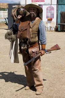 cowboy reenactment clothing. 