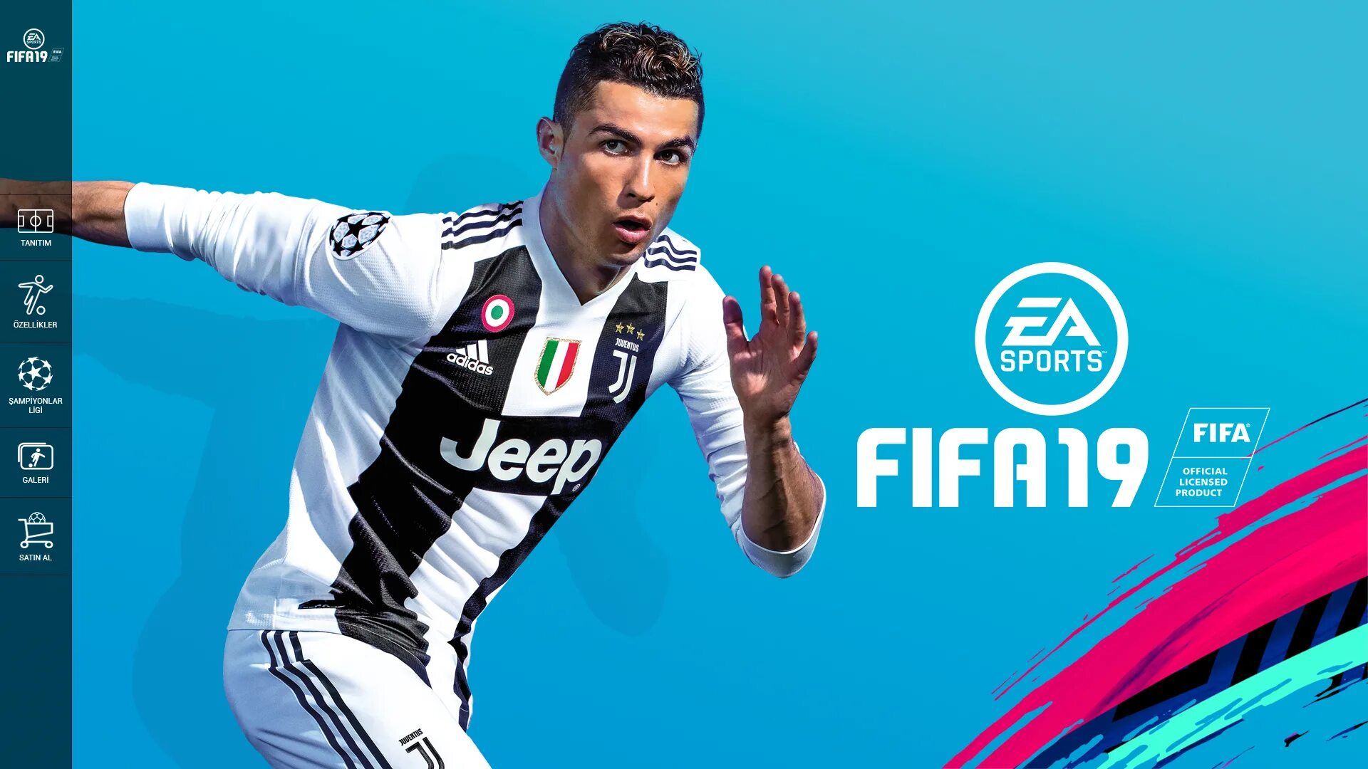 Ronaldo fifa. Криштиану Роналду ФИФА 19. Криштиану Роналду обложка ФИФА. Роналду на обложке ФИФА 19. ФИФА 19 Скриншоты.