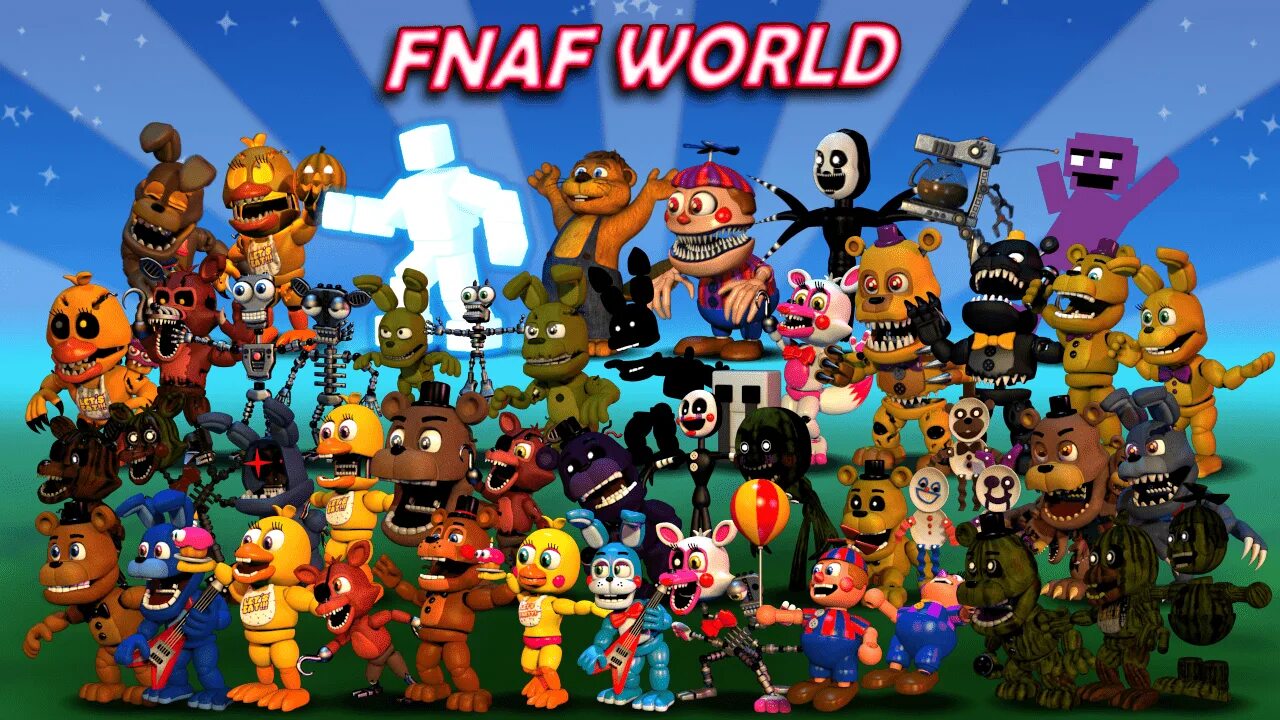 Фнаф ворлд на пк. FNAF World. FNAF World игра. FNAF World 3. Картинки ФНАФ World.