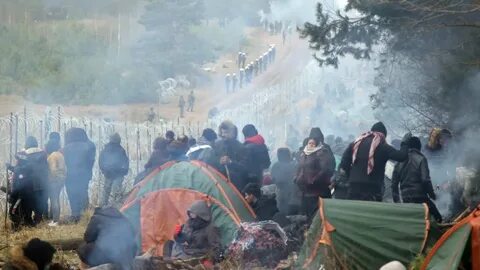 Что происходит на границе польши и беларуси