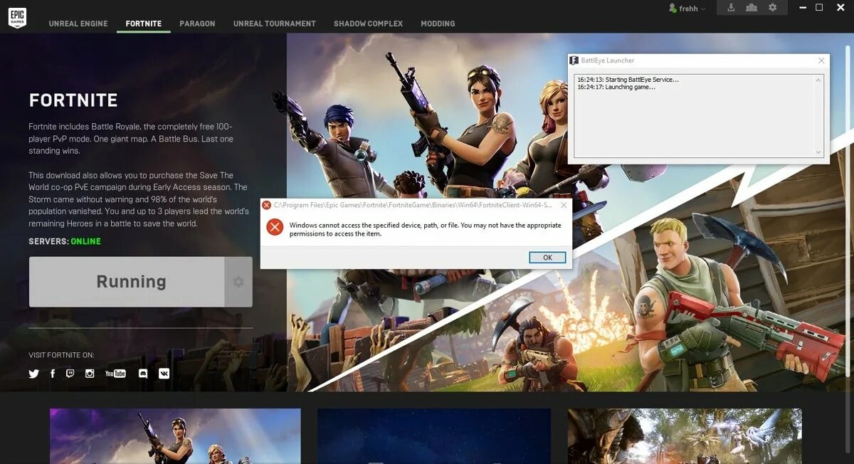 Epic games исправить. ФОРТНАЙТ что это Unreal engine. Epic games Launcher Fortnite. ФОРТНАЙТ лобби. Экран БАНА В ФОРТНАЙТ.