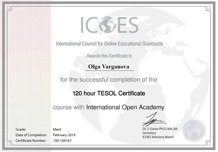 TESOL сертификат. Сертификат TESOL TEFL Global. International open Academy TESOL Certificate. Сертификат TESOL Trinity.