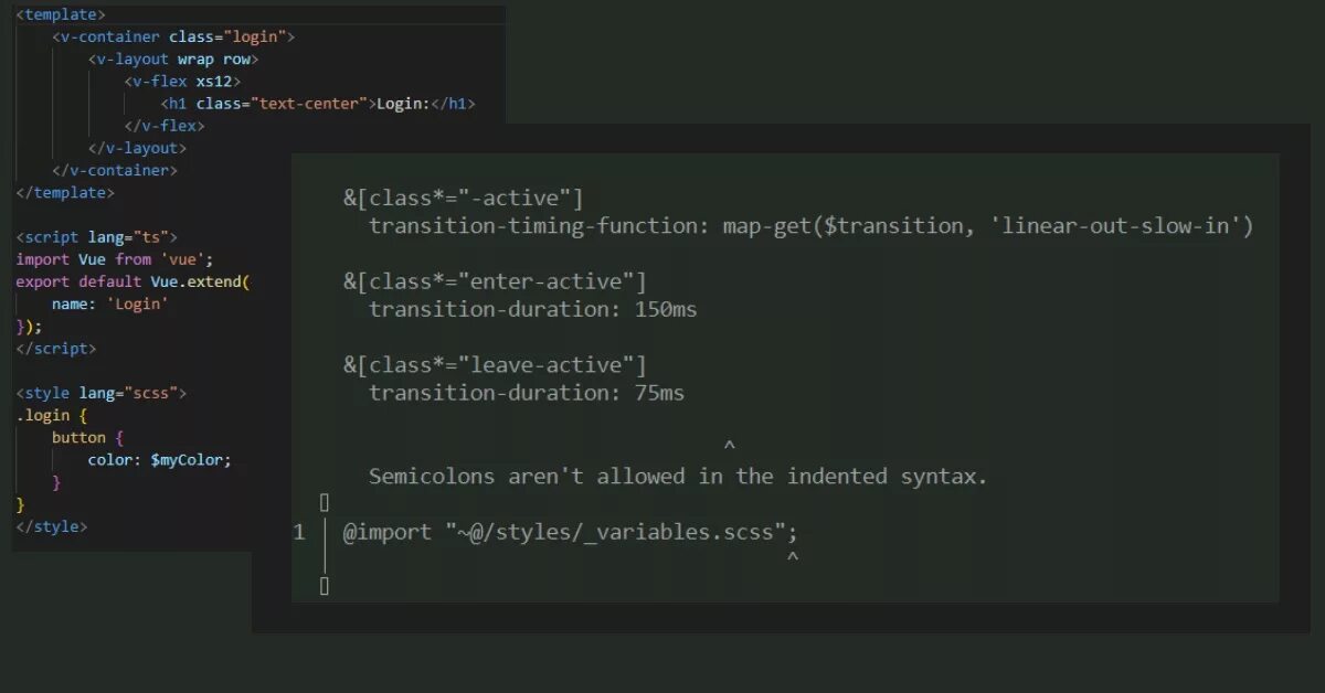 Vue export default