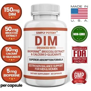 DIM Supplement for Estrogen Balance, PMS Relief & Menopause.