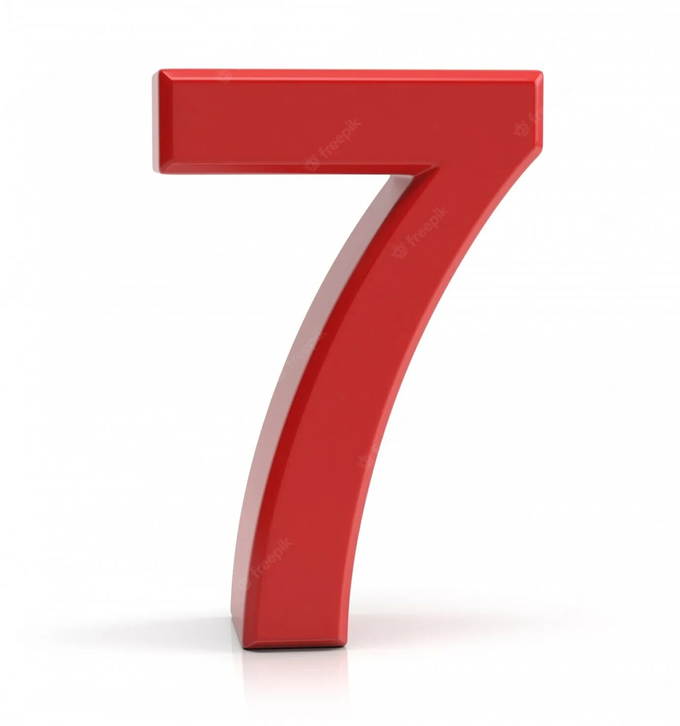 Модель числа 7