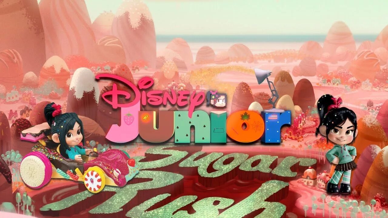 Игра шуга раш. Дисней Джуниор. Sugar Rush игра. Disney Junior игры. Disney Junior crea TVS.