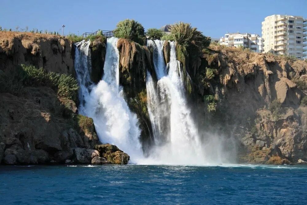 Antalya 1. Водопад Дюден Турция. Дюденские водопады Анталия. Анталия верхний Дюденский водопад. Водопад Нижний Дюден.