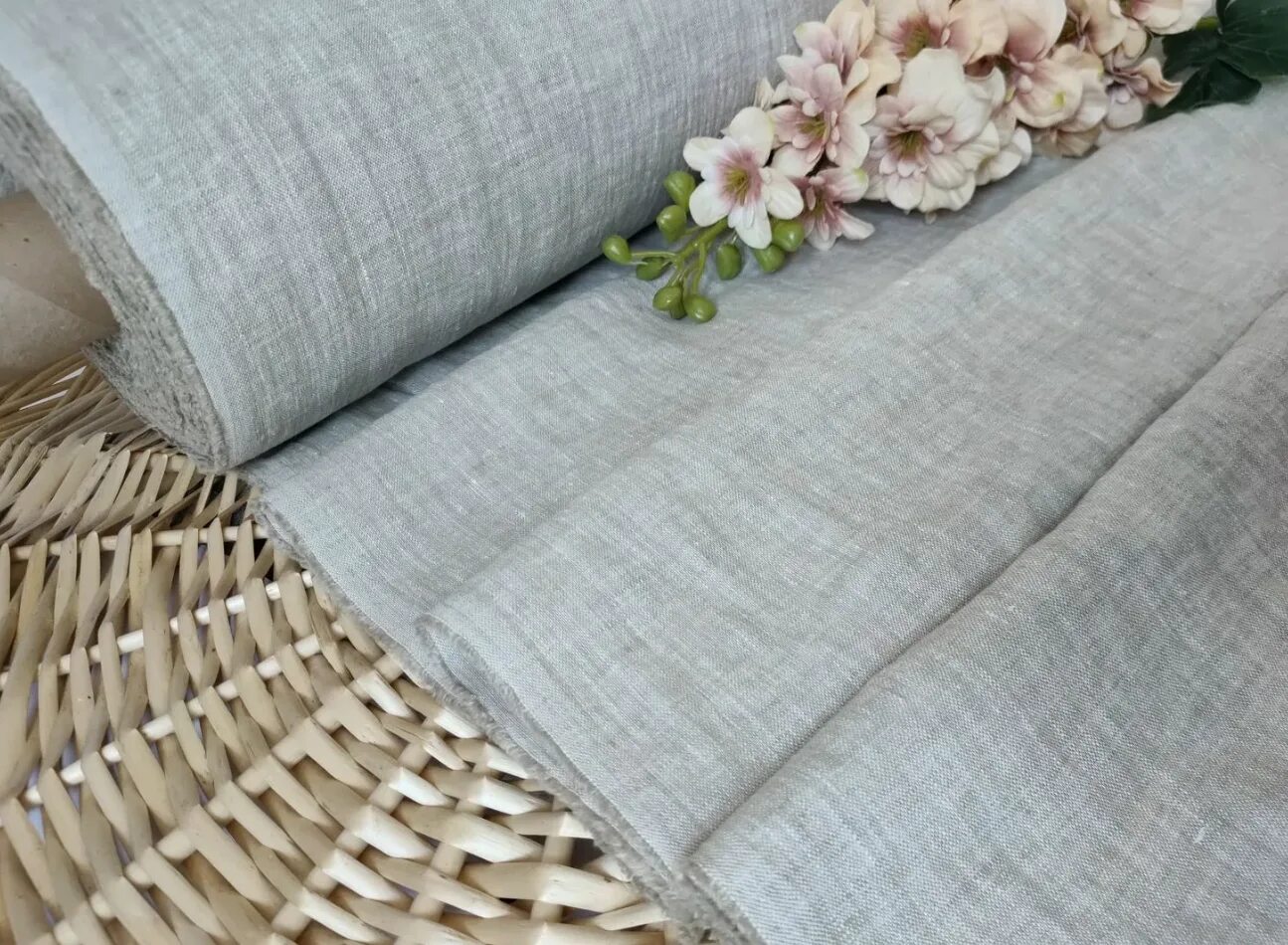 льня ые. ткань melange fidelio 02, лён. холщовая ткань. льняная ткань парусина. холщовая ткань.