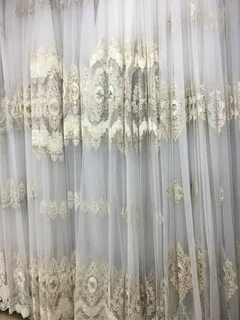Тюль вышитая