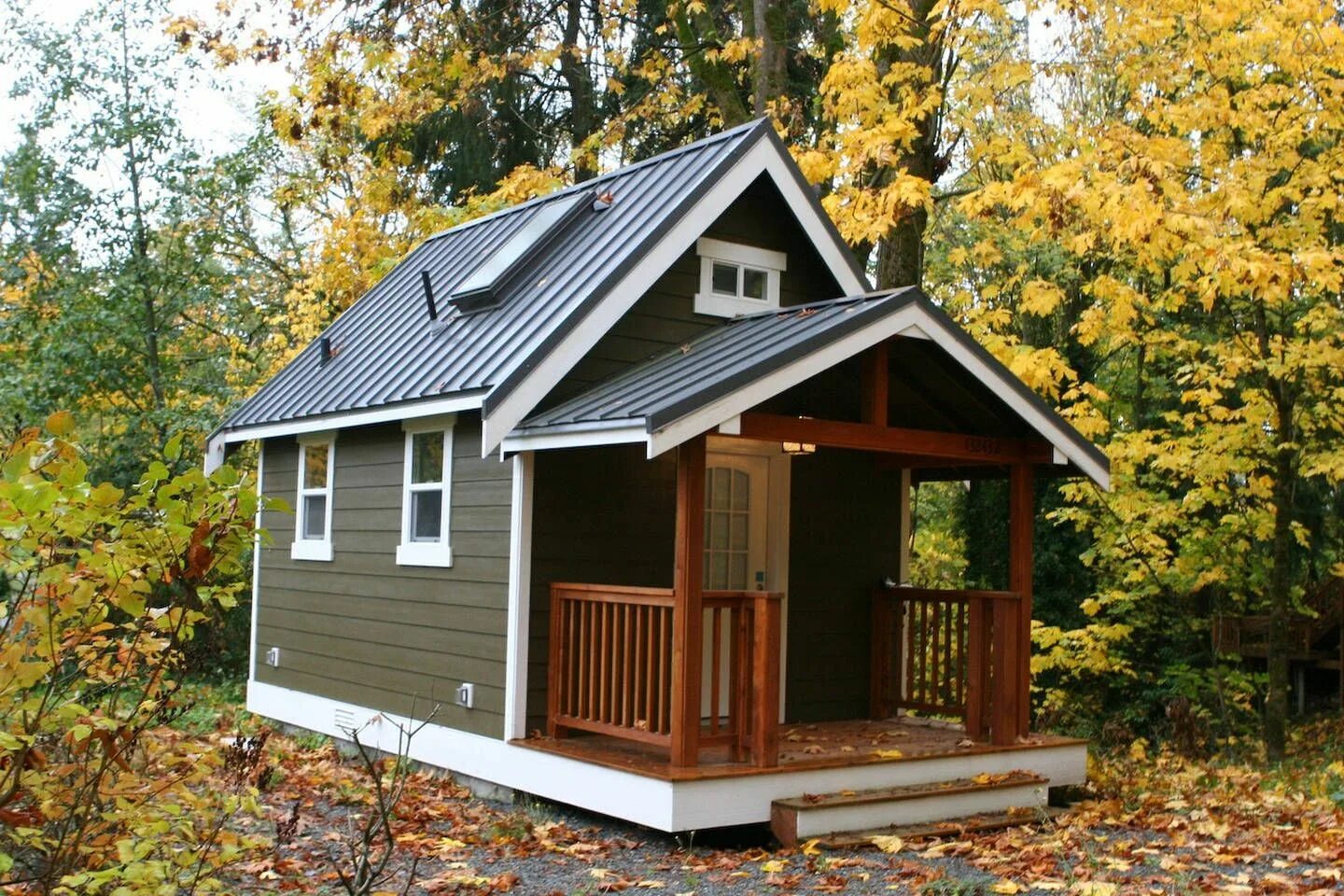 Проект садового домика для летнего отдыха Modern small house design, Small house