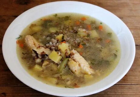 Рыбный суп с перловкой