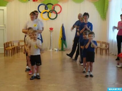 Спортивный праздник с папами в детском саду