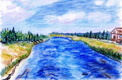 Красивые рисунки рек