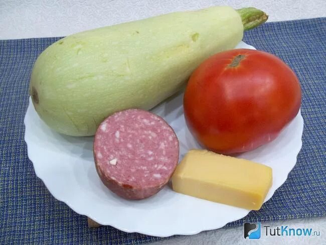 Колбаса кабачок капуста