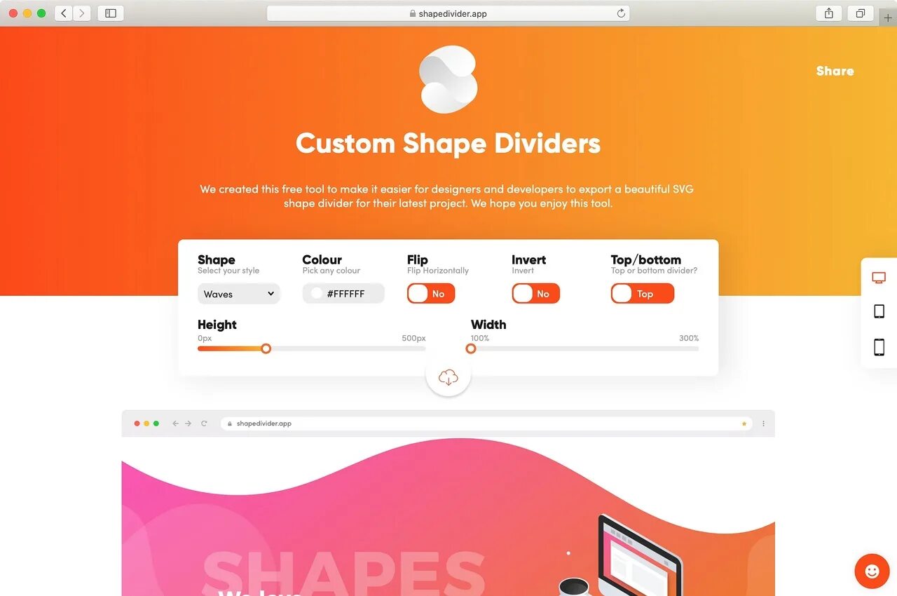 Shape application. Divider shape. дивайдер в ui. разделитель секции elementor. дивайдер это что в дизайне.