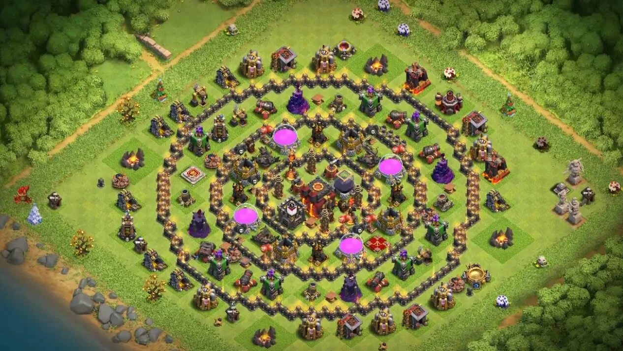 Clash of clans местоположение