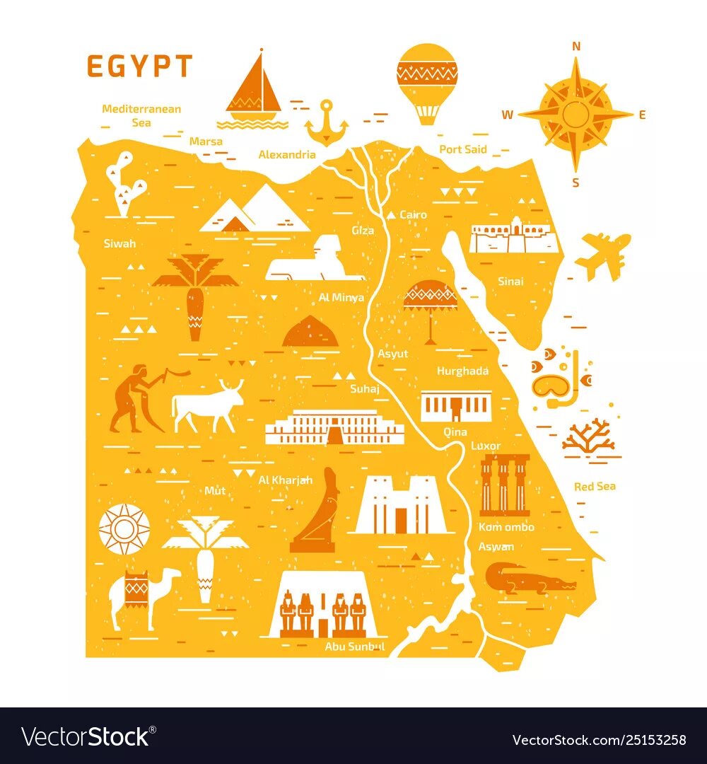 Знак достопримечательности на карте. Достопримечательности Египта на карте. Египет очертания страны. Силуэты для еги. Карта очертания страны Египет.