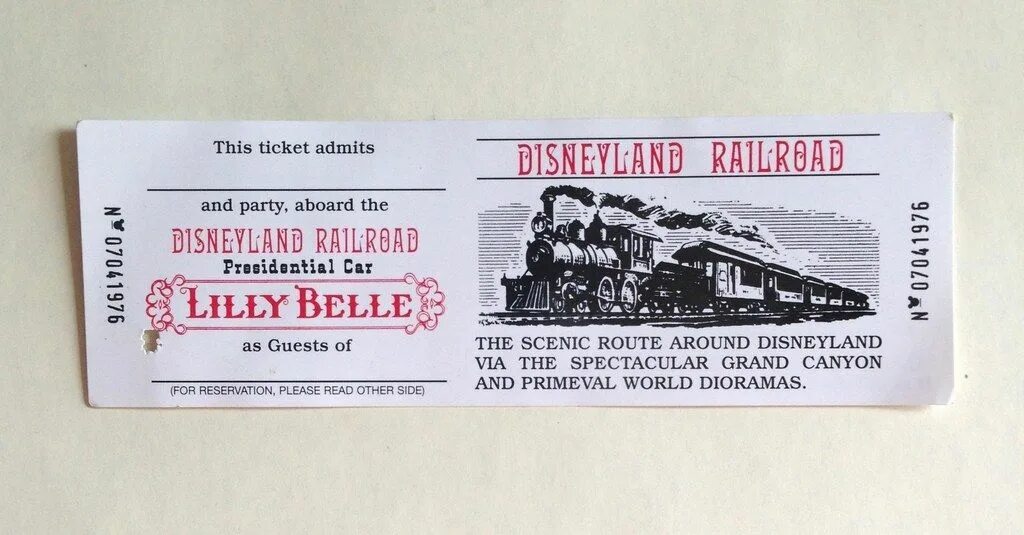 If can get the tickets. Disneyland ticket. northern belle.