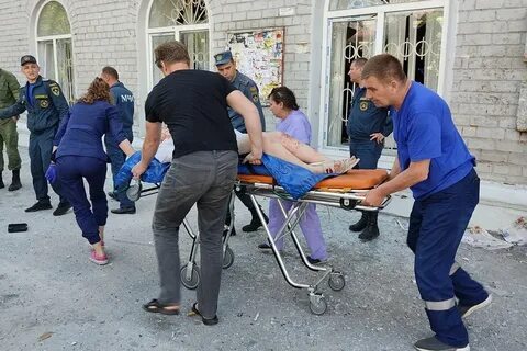В донецке ранены