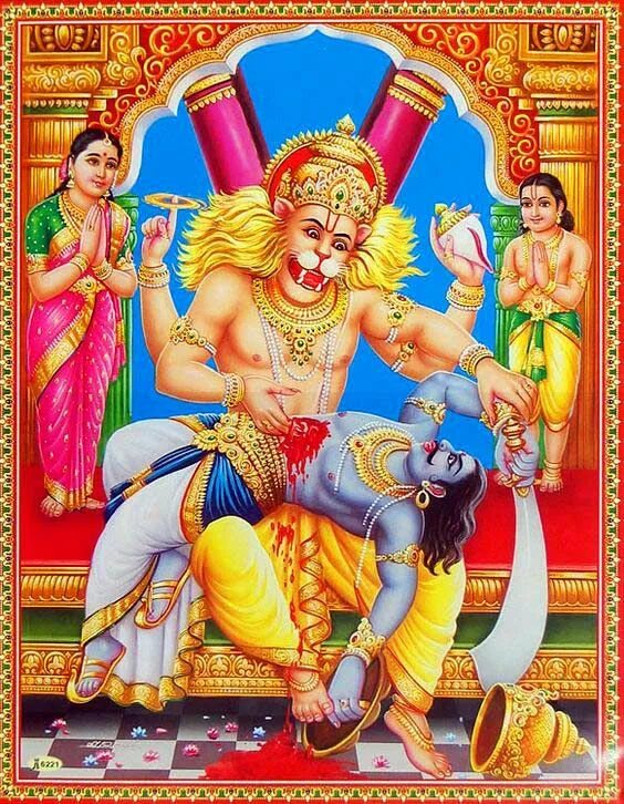 Нарасимха и хираньякашипу. В виде какого животного бог вишну. Бог вишну в индии. Кришна шива вишну брахма. Лакшми нрисимха.