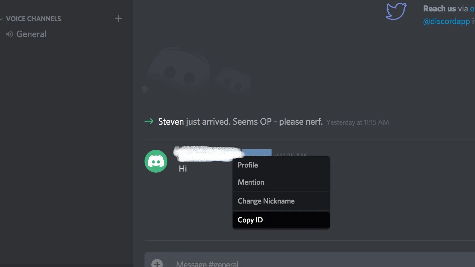 Discord user activity