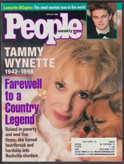 PEOPLE Tammy Wynette Leonardo DiCaprio 4/20 1998.