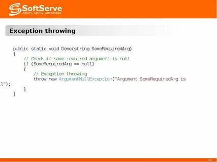 Java throw exception