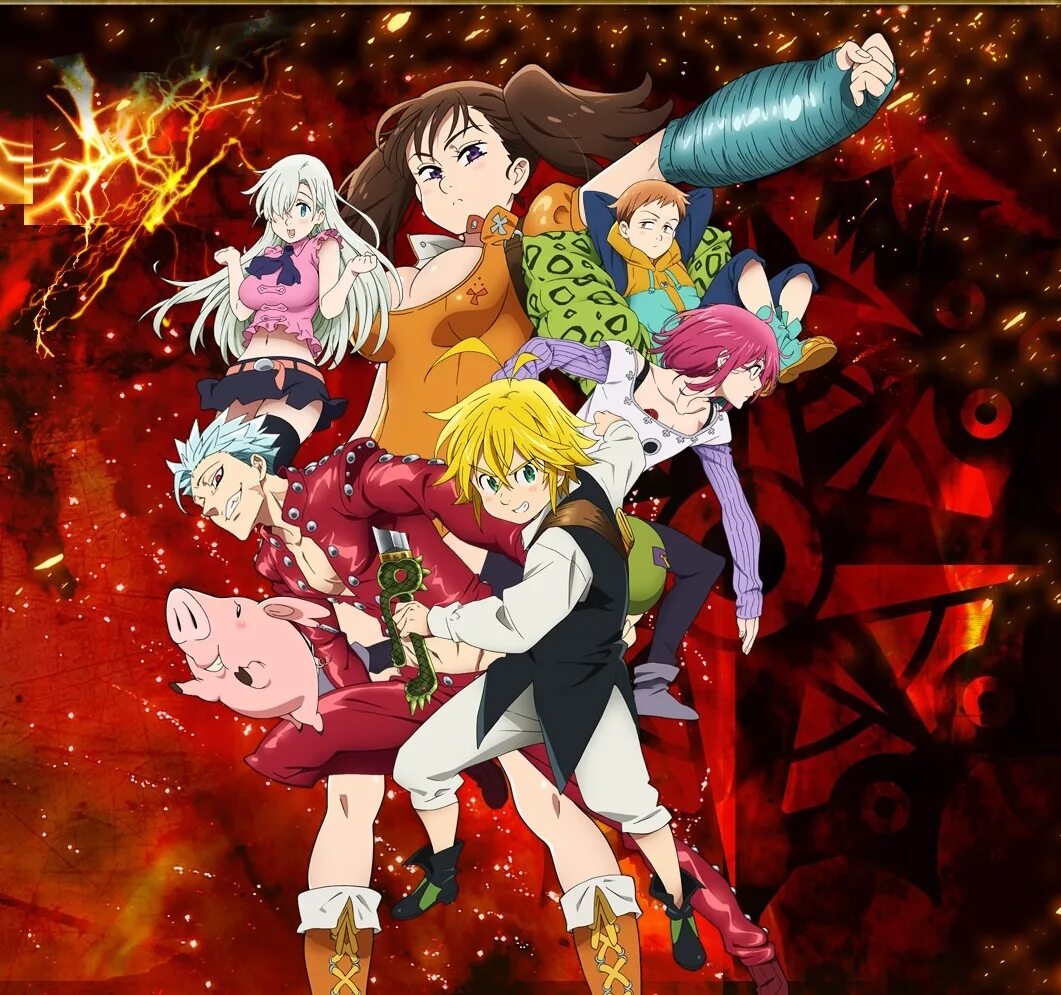 семь смертных грехов аниме. 7 смертных богов. семь семь смертных грехов аниме. мелиодас 2 сезон. аниме семь смертных грехов яростное правосудие.