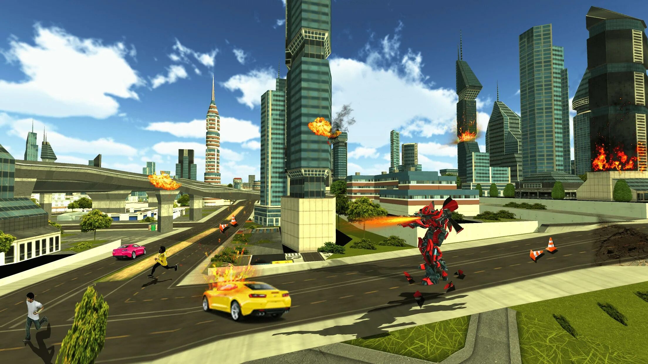 Игра где машины летают. Игры с летающими машинами. PC игра про летающие машины. Игры будущего машина-робот. Transformers in City.