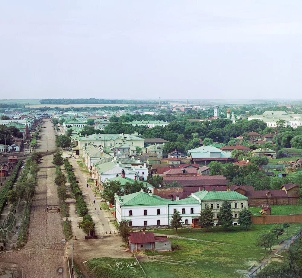 Прокудин Горский Рязань 1912 год Соборная. Прокудин Горский Рязань. Прокудин-Горский вид на Рязань. Прокудин Горский Рязань фото. Села городов рф