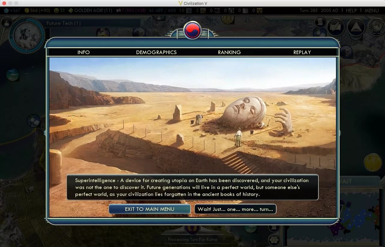 Ошибка дисплея civilization. Поражение в цивилизации 5. дипломатическая победа civilization 5. цивилизация 5 главное меню. цивилизация 5 проигрыш.