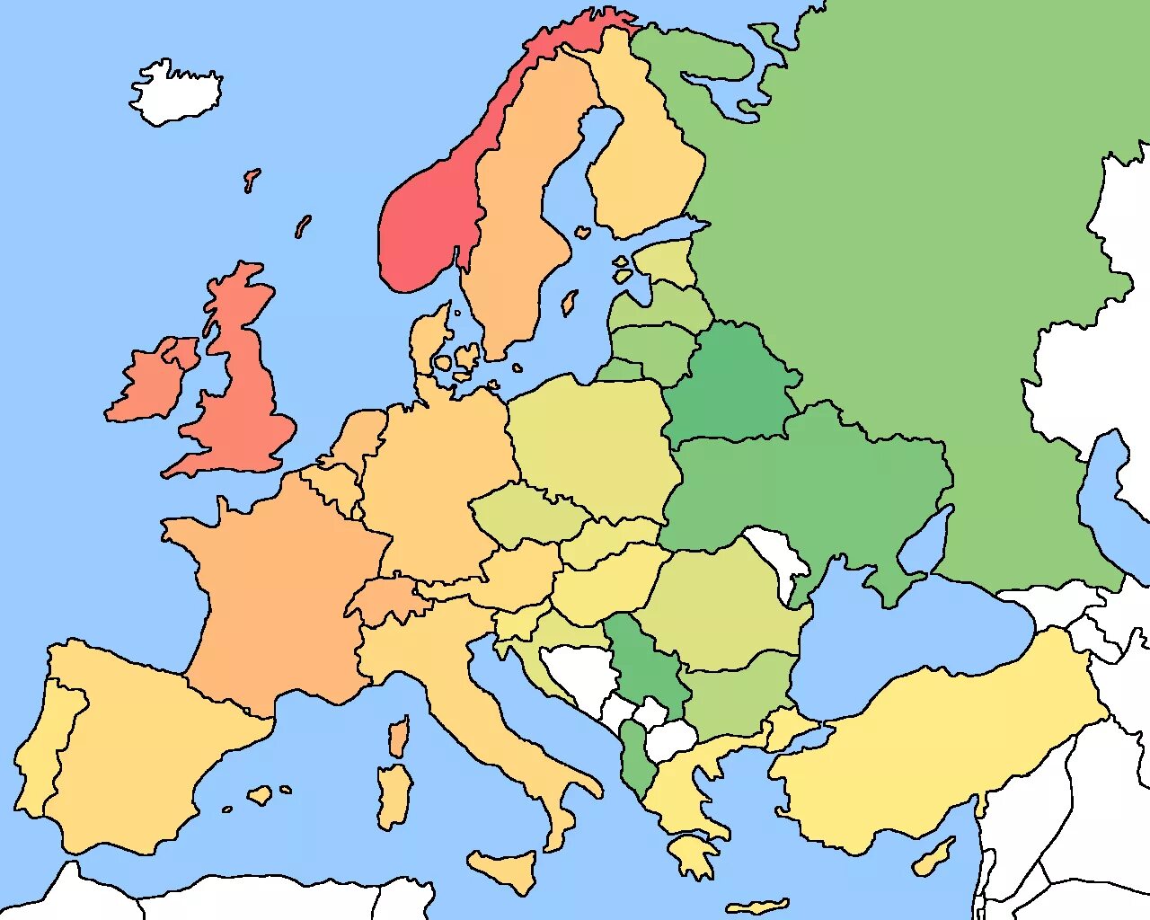 Europa de. Карта Европы без названий стран. Политическая карта Европы без названий. Прлитическая карат Европы без названий. Политическая карта Европы без стран.