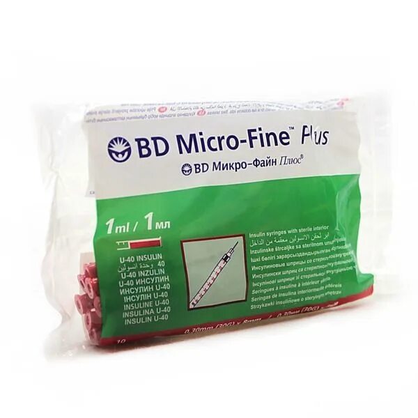 Шприцы bd micro fine plus 1. Шприц микро-файн плюс u40. шприц инсулиновый bd микро-файн плюс u-40. шприц микро-файн плюс u40 0,30мм(30g). шприцы инсулиновые &quot;микро-файн +&quot; u40 с иглой 30g 1мл n10.