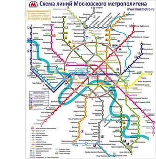 Московское метрополитен карта