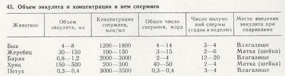 Сколько семенной жидкости