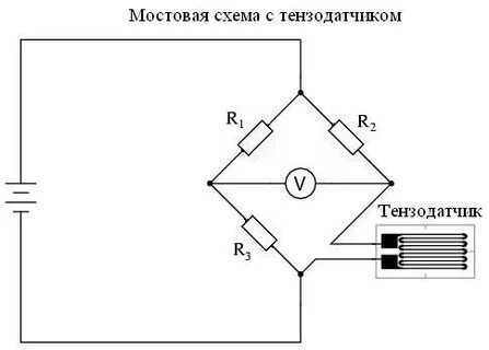 Схема измерительного датчика