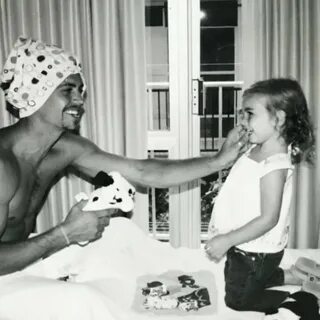 When her father