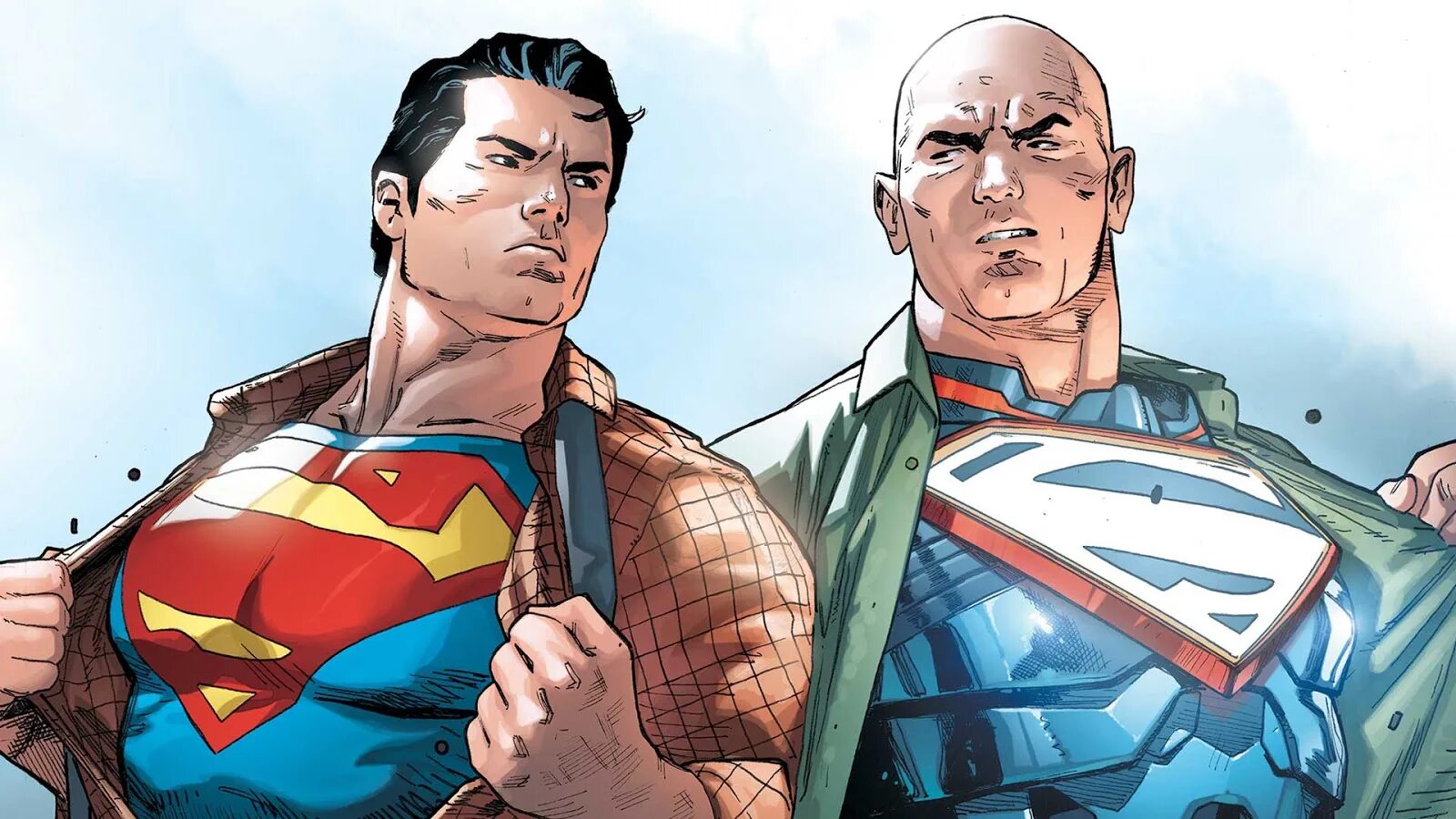 Бывший герой в теле. Лекс Лютор и Супермен. Action Comics Супермен. Супермен 1978 Лекс Лютор. Лекс Лютор комикс.