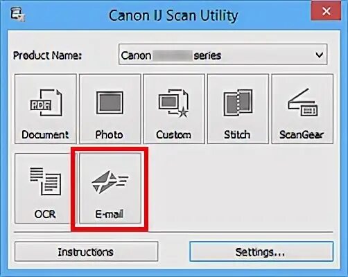Canon mf scan utility