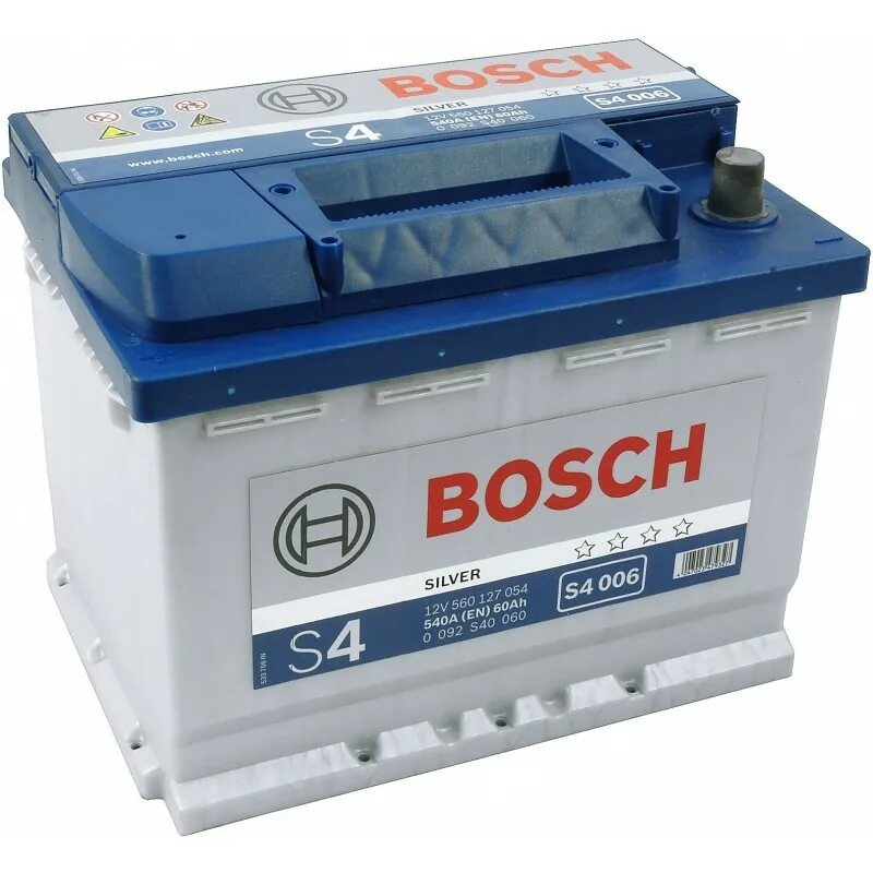 Аккумулятор автомобильный Bosch s4 Silver 60ач. 74 A/H Bosch 0092s40090 прям. 680а. Автомобильный аккумулятор Bosch s4 006. Bosch s4 52ач.