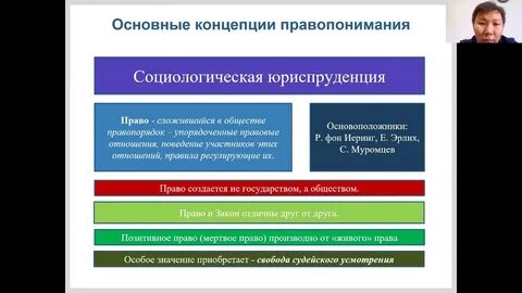 Психологическая концепция правопонимания